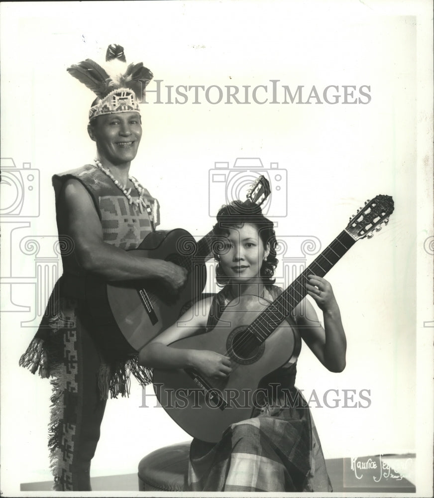 1984 Press Photo The Band &quot;Los Indios Tabajaras&quot;- Historic Images