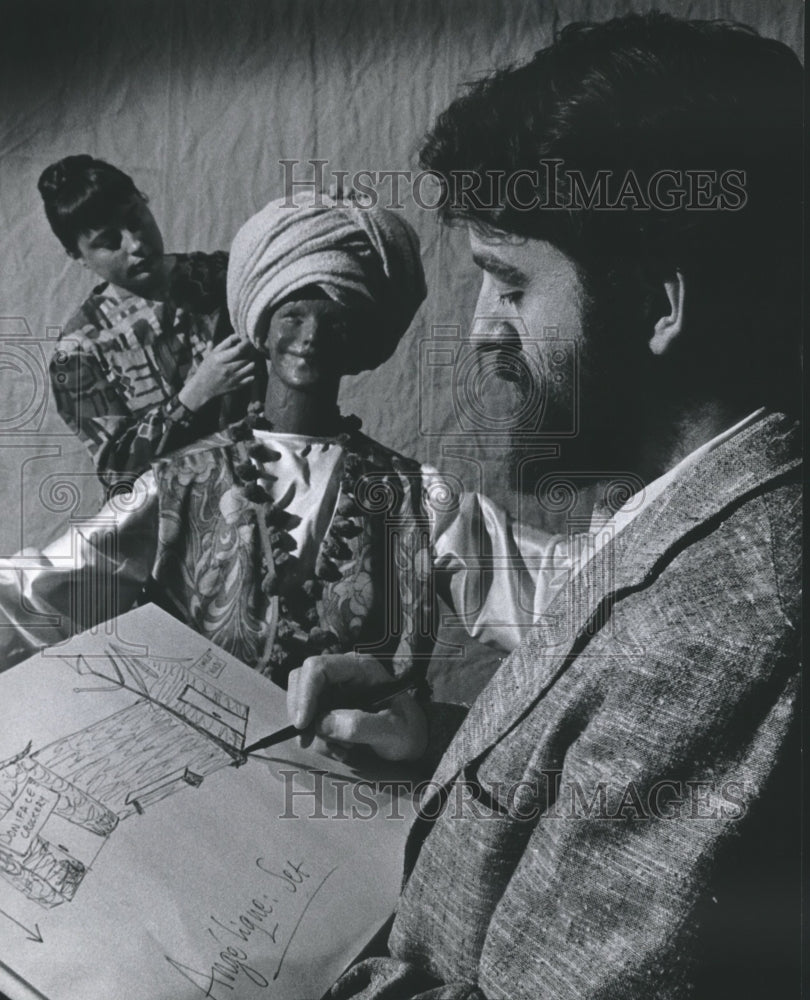 1971 Press Photo Director of the Opera Theatre Edward Foreman and his wife- Historic Images