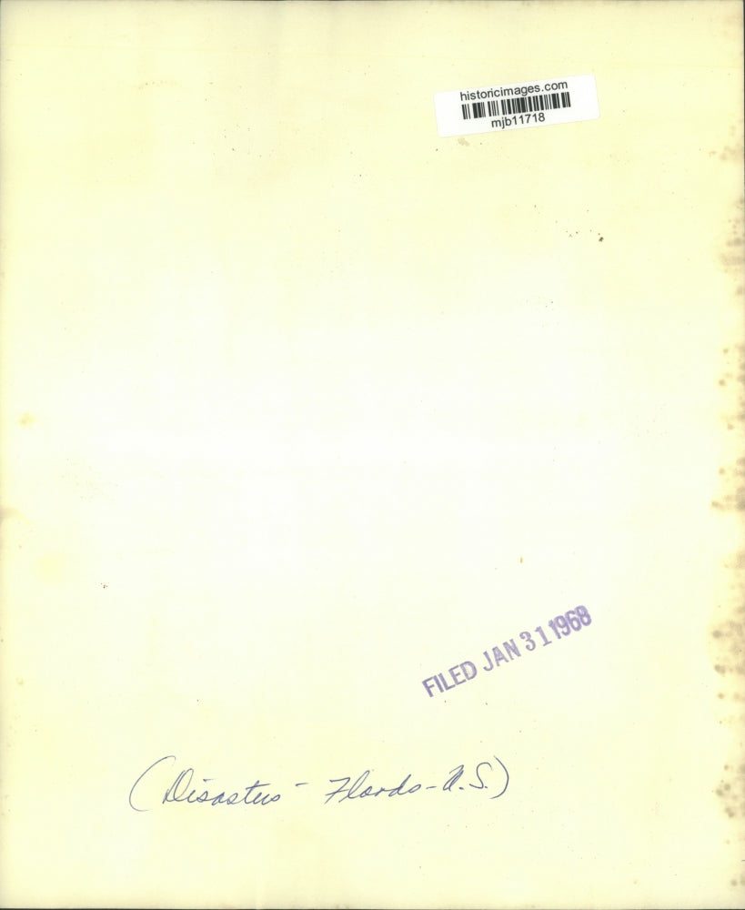 1968 Press Photo Railroad bridge - mjb11718