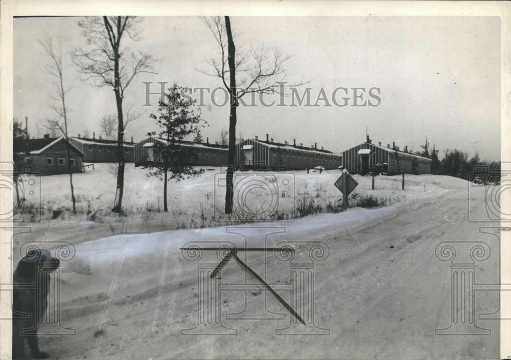 1936 Press Photo Camp Chippewa, a typical CCC forestry camp in Wisconsin- Historic Images