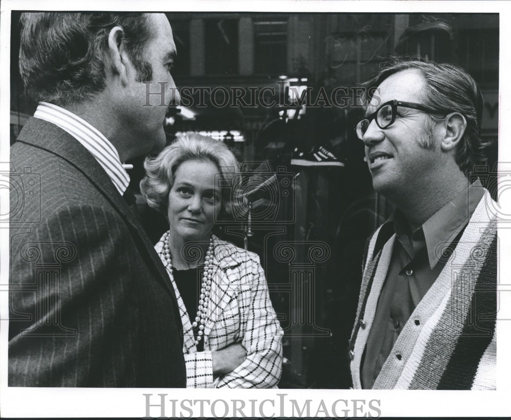 1971 Press Photo George McGovern at a Milwaukee Visit - mjb13669