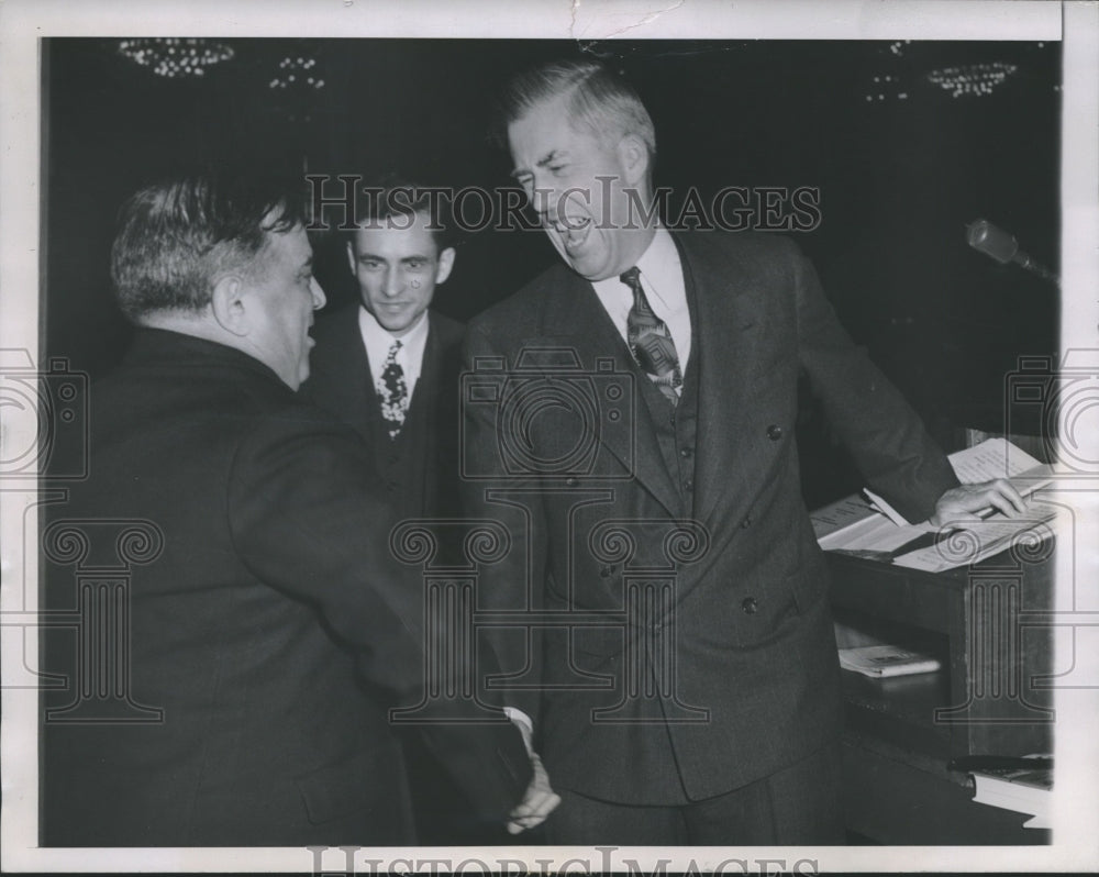 1944 Press Photo Vice President Henry A. Wallace and New York mayor La Guardia- Historic Images