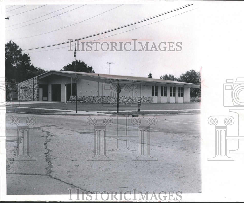 1965 Press Photo Fire Station Number One, Fond du Lac, Wisconsin - mjb13916