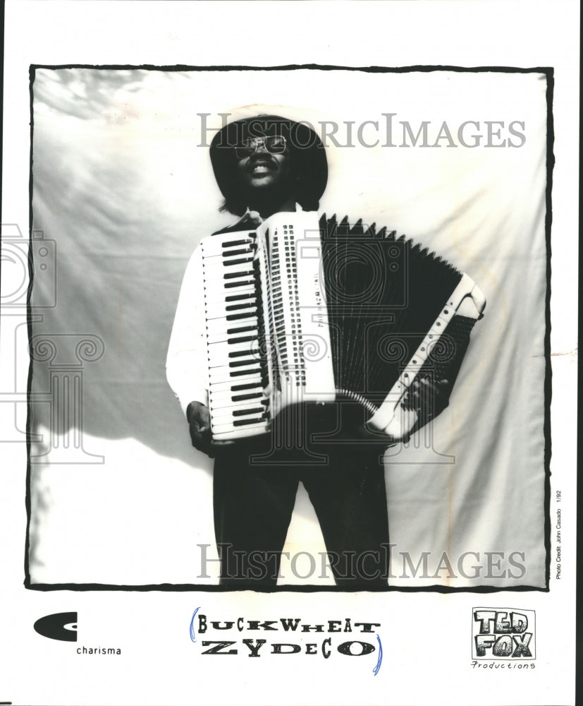 1994 Press Photo Musician Buckwheat Zydeco - Historic Images