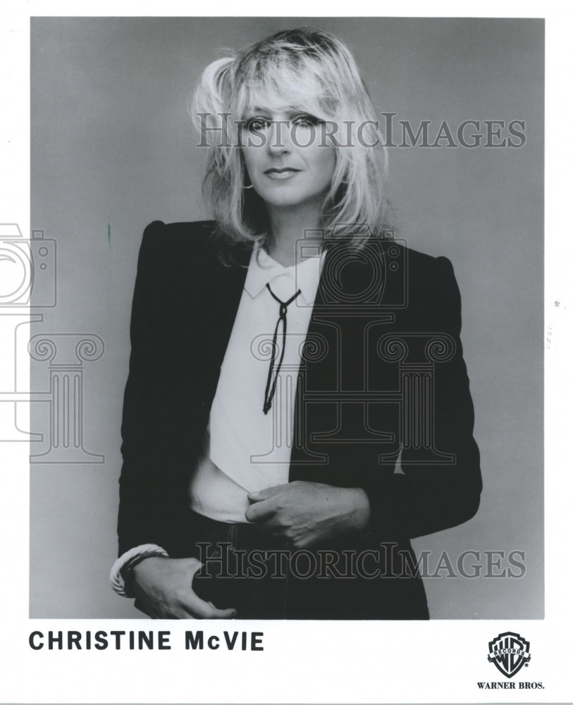 1984 Press Photo rock band Fleetwood Mac singer Christine McVie - mjb14333- Historic Images