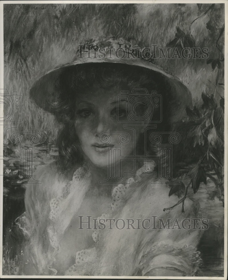 Load image into Gallery viewer, 1944 Press Photo Jean Parker Painting by Paul Clemens - mjb14910
