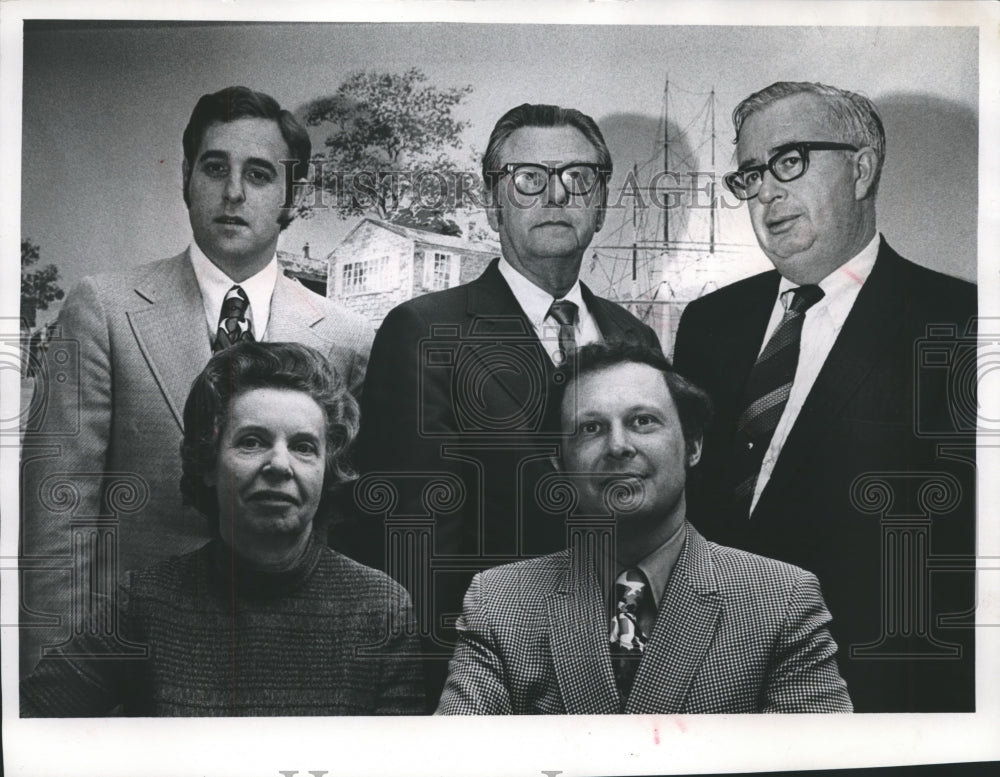 1972 Press Photo Officers of Building Owners &amp; Managers Association of Milwaukee- Historic Images