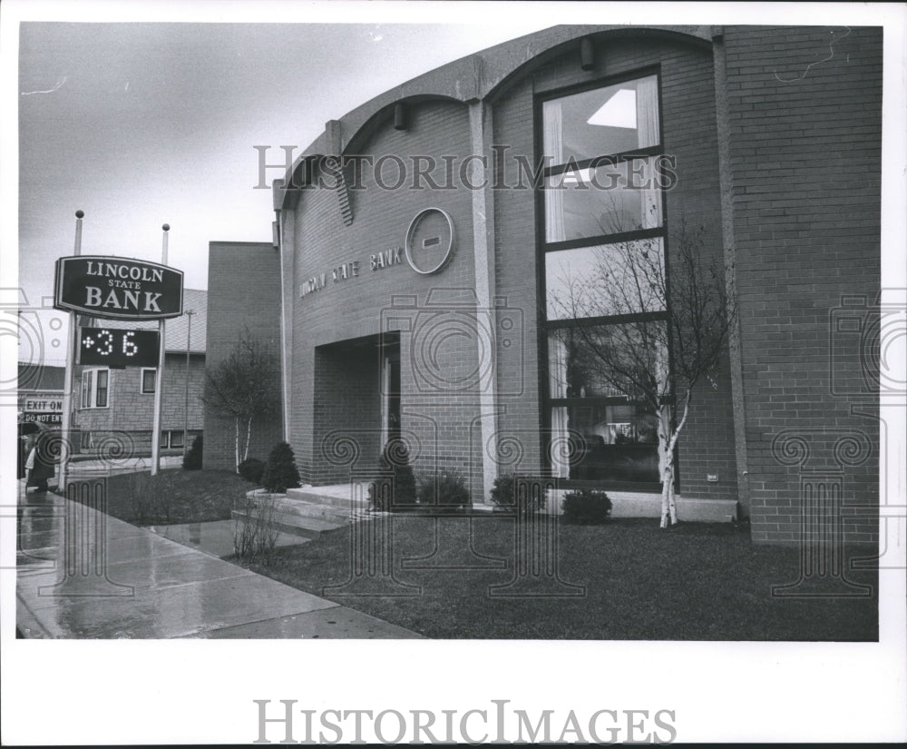 1967 Press Photo The Lincoln State Bank, Milwaukee- Historic Images