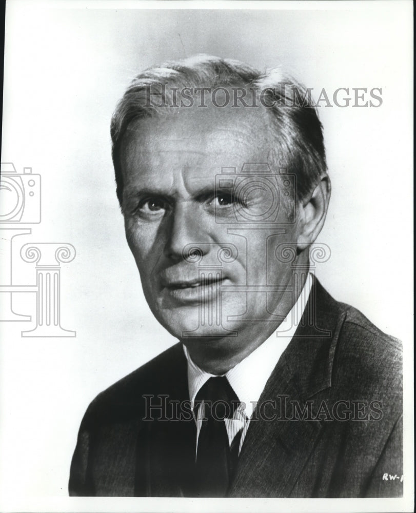 1971 Press Photo Richard Widmark of ABC Television Movie Vanished- Historic Images