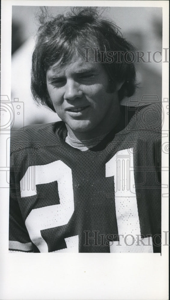 1976 Press Photo Football Player Randy Walker in Jersey - mjb16254- Historic Images