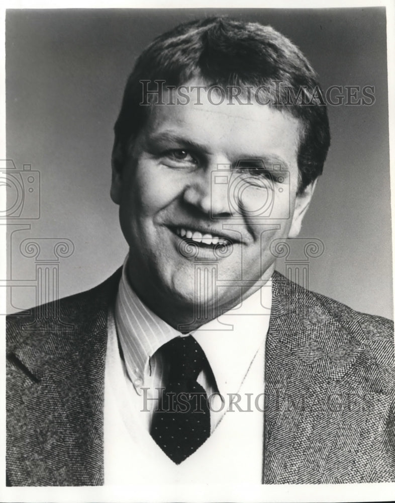 1985 Press Photo Max McDonald, WTMJ Radio- Historic Images