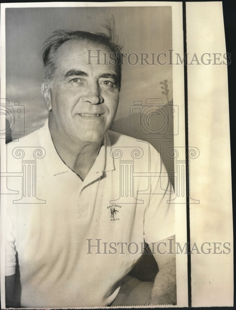 1972 Press Photo Don McCafferty, football coach- Historic Images