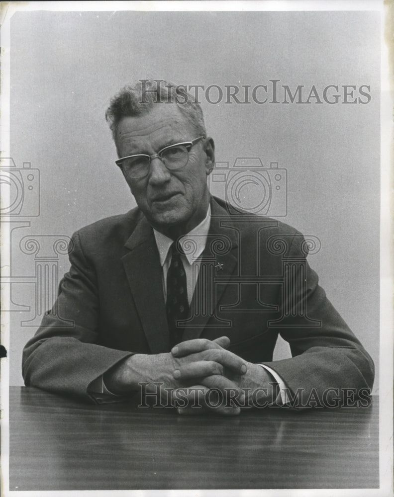 1967 Press Photo Alphonse J. (Al) Lynch, County Sheriff's Department, Milwaukee