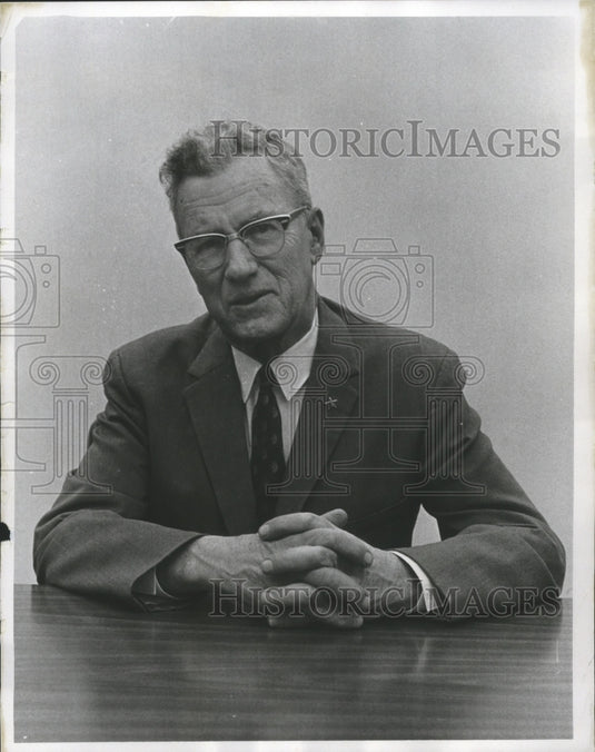 1967 Press Photo Alphonse J. (Al) Lynch, County Sheriff's Department, Milwaukee