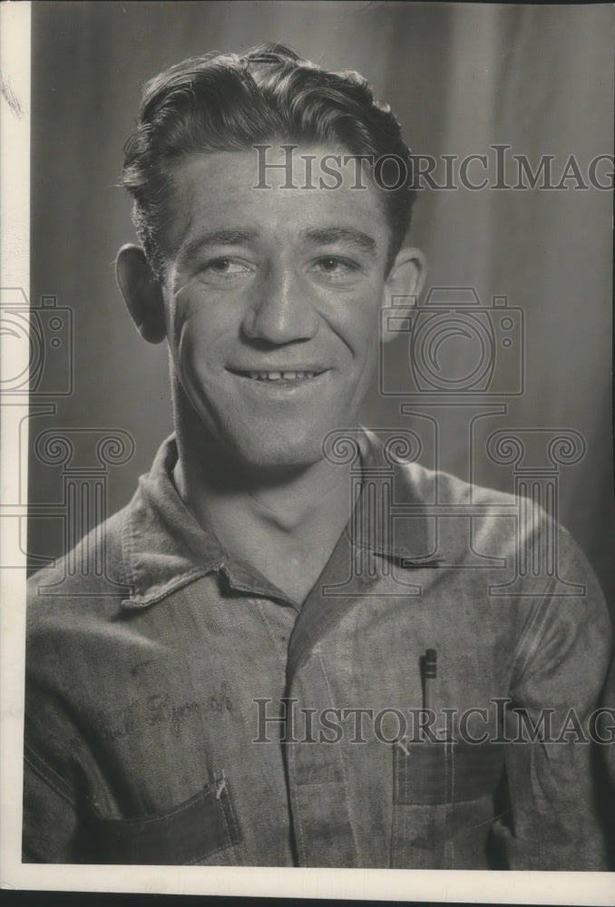 1948 Press Photo Joe Lynch, Milwaukee Journal Pressroom - mjb19388- Historic Images