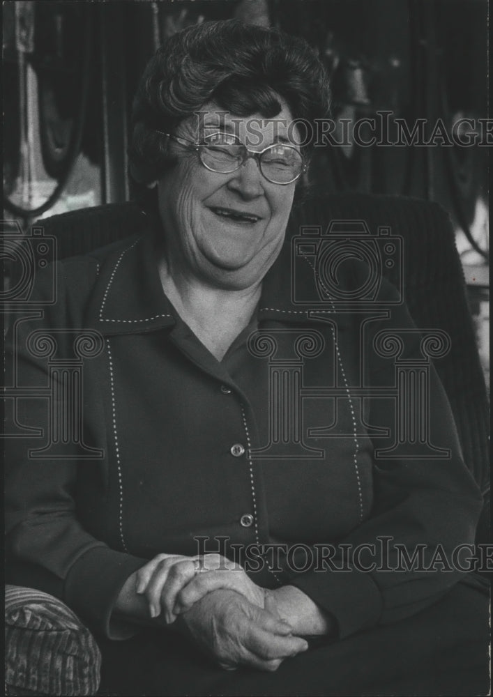 1976 Press Photo Winifred McGuire, mother of Al McGuire, Marquette coach