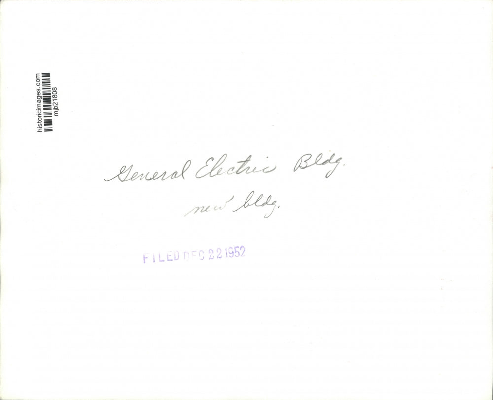 1952 Press Photo General Electric Building, View of New Building - mjb21808