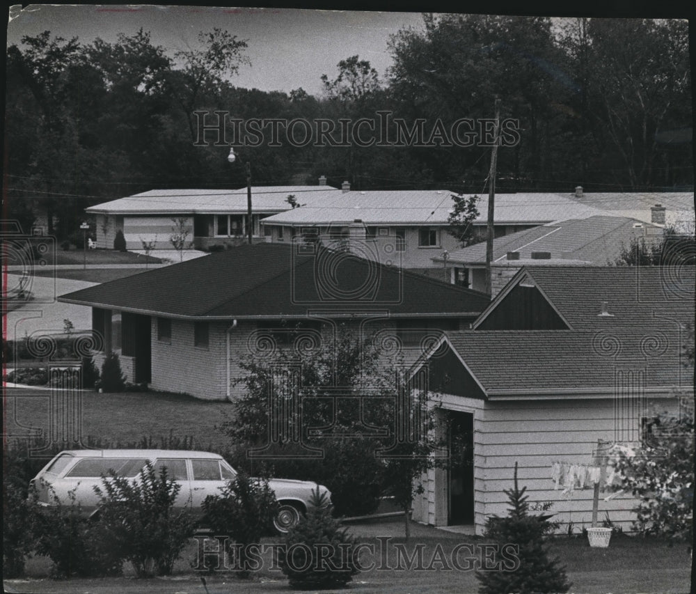 1965 Press Photo Homes in Germantown, Wisconsin - mjb22168