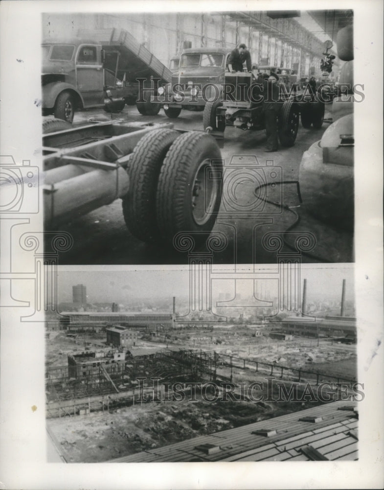 1953 Press Photo Krupp works in Germany for repairs after the war - mjb22516- Historic Images