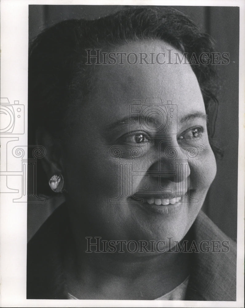 1965 Press Photo Mrs. A.G. Gaston Of Planned Parent Hood, U.S. - Historic Images