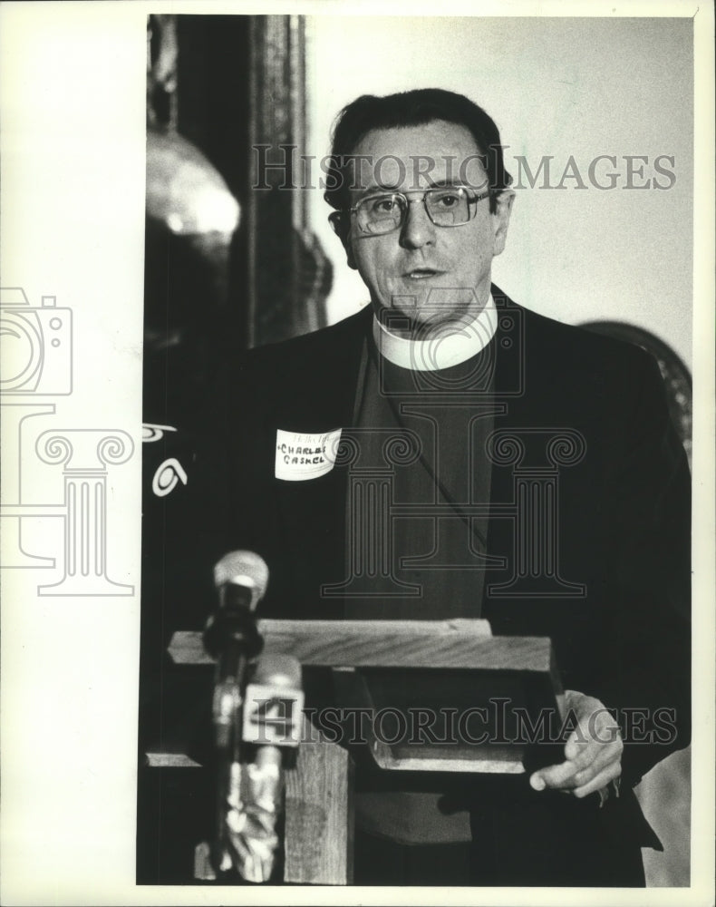 1982 Press Photo Bishop Charles Gaskell Of Milwaukee Episcopal Diocese- Historic Images