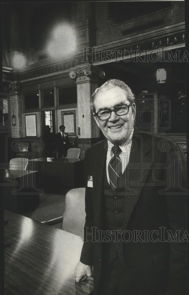 1980 Press Photo James Gaynor Lobbyist for Wisconsin Telephone Company- Historic Images