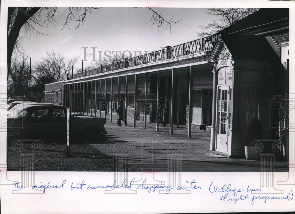 1963 Press Photo Shopping Center in Greendale, Wisconsin - mjb23050