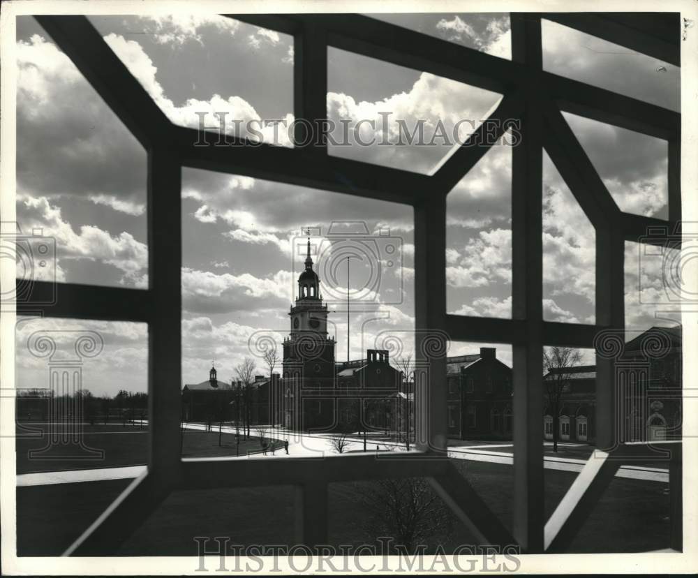 1937 Press Photo &quot;Independence Hall&quot; section of the Edison Institute Museum- Historic Images