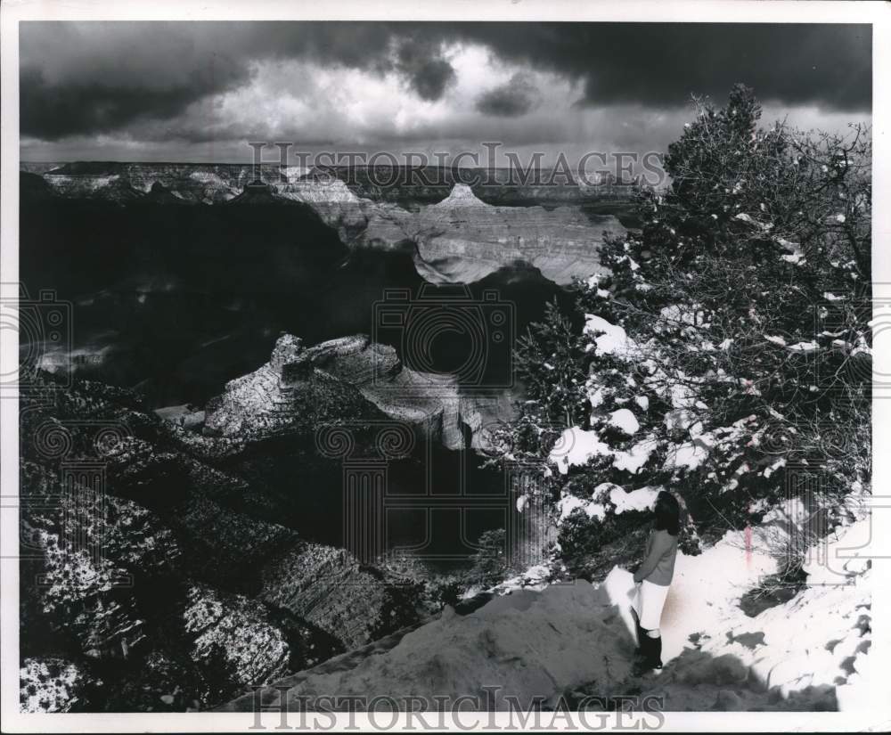 1969 Press Photo View from South Rim of Grand Canyon National Park, Arizona