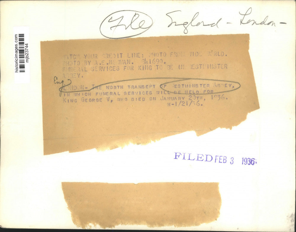 1936 Press Photo North transept of Westminster Abbey, London, England