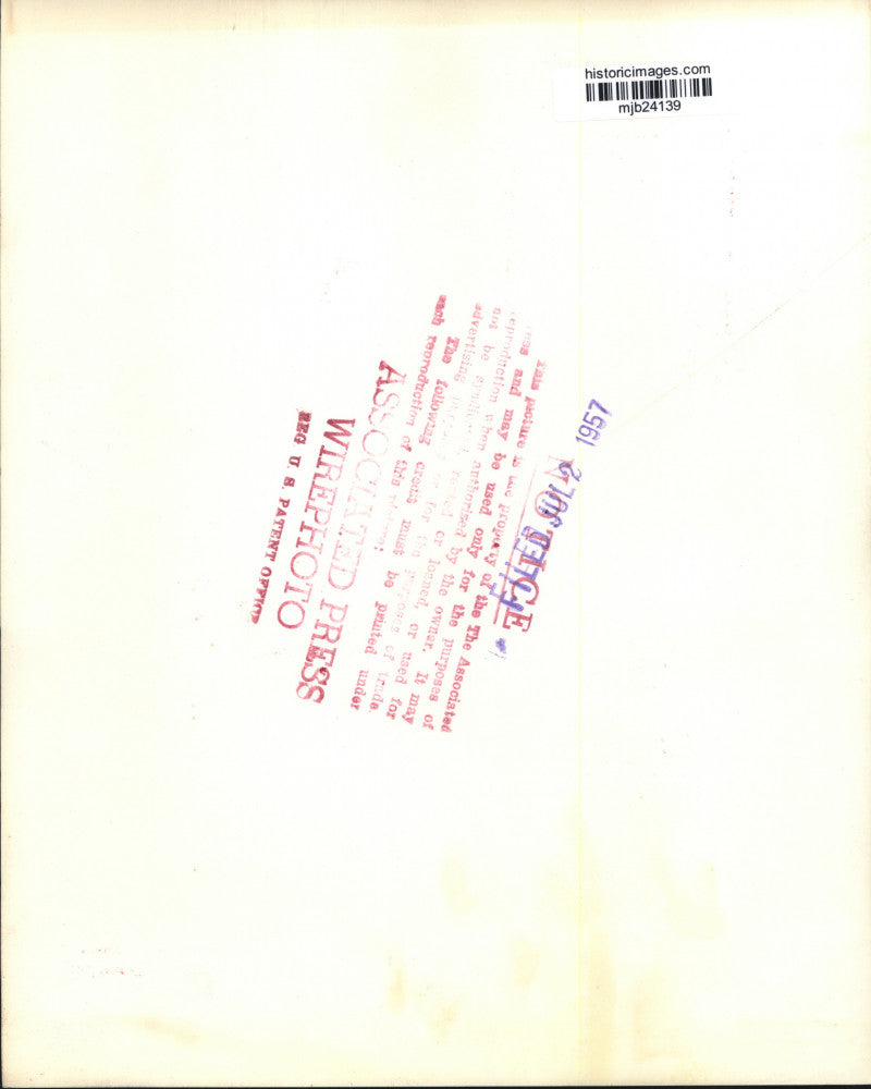 1957 Press Photo Evangelist Billy Graham and Mother Anne Morrow Graham, New York