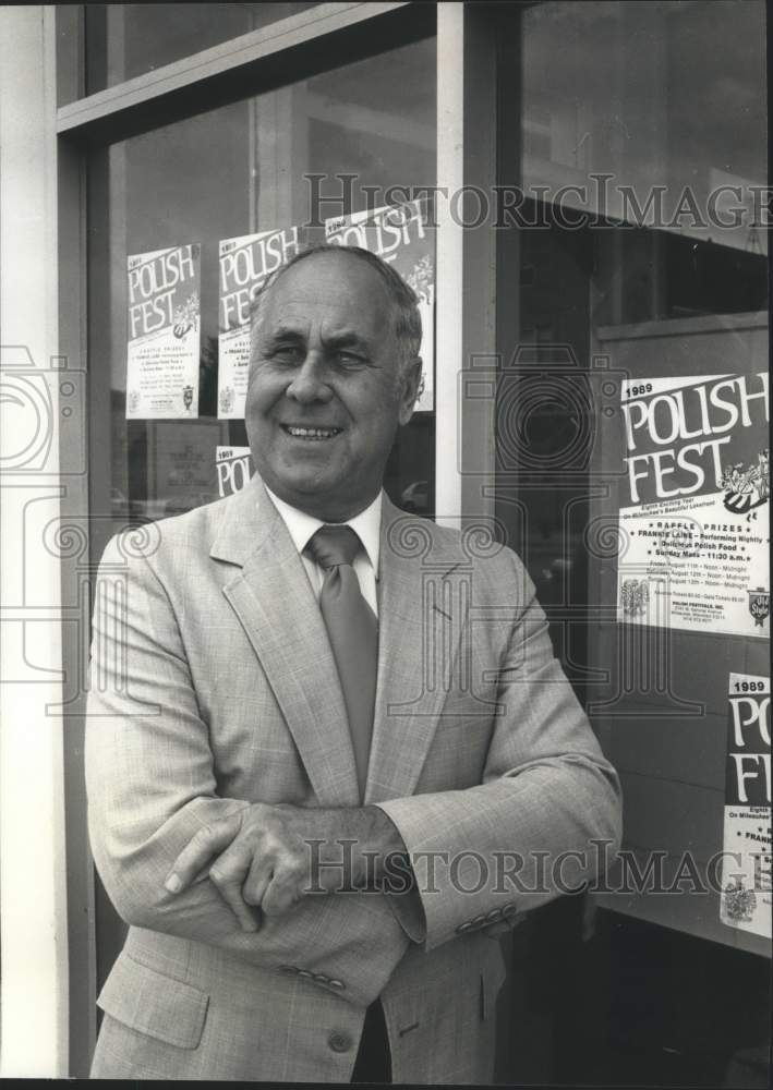 1989 Press Photo Richard L. Gralinski, executive director of Polish Fest- Historic Images