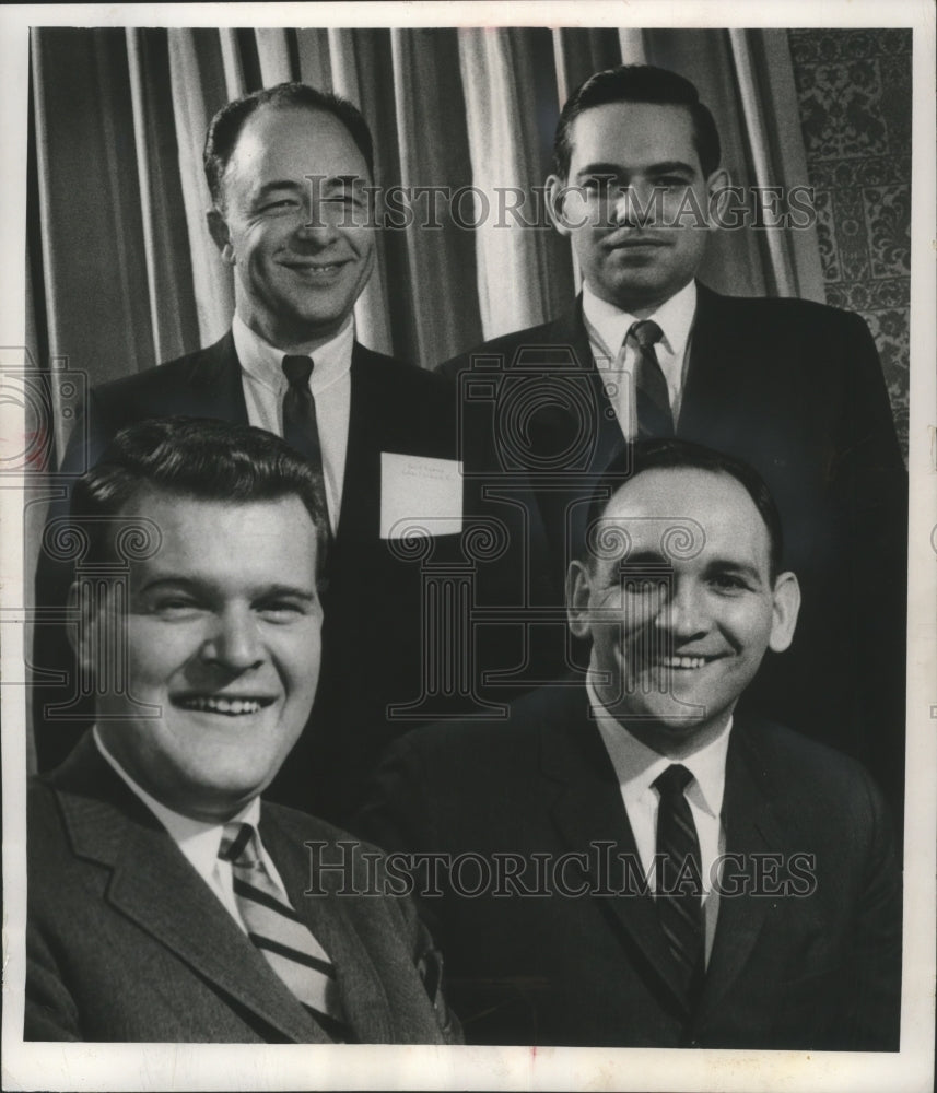 1964 Press Photo Officers of the Milwaukee Bend Club in Wisconsin were elected- Historic Images