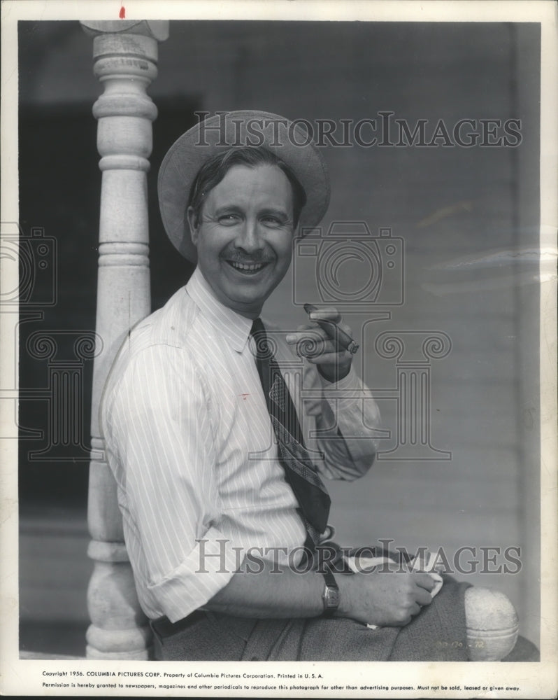 1956 Press Photo Actor Arthur O&#39;Connell - mjb25237- Historic Images