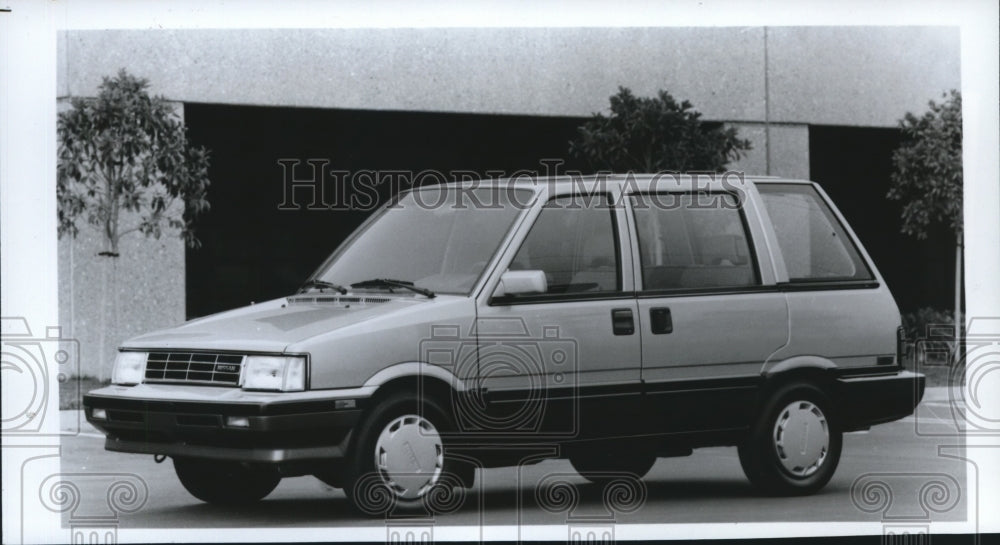 1985 Press Photo New 1986 Nissan Stanza station wagon - mjb25455
