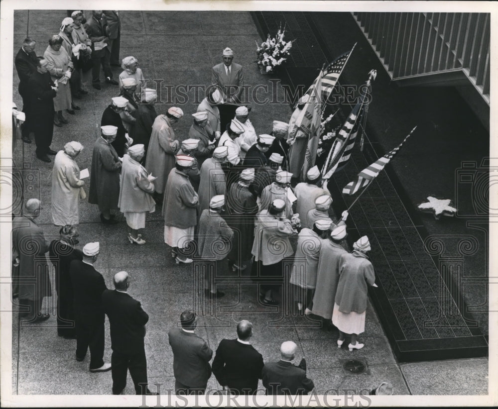 1959 Press Photo Milwaukee Gold Star Mothers Members on Memorial Day - mjb26077