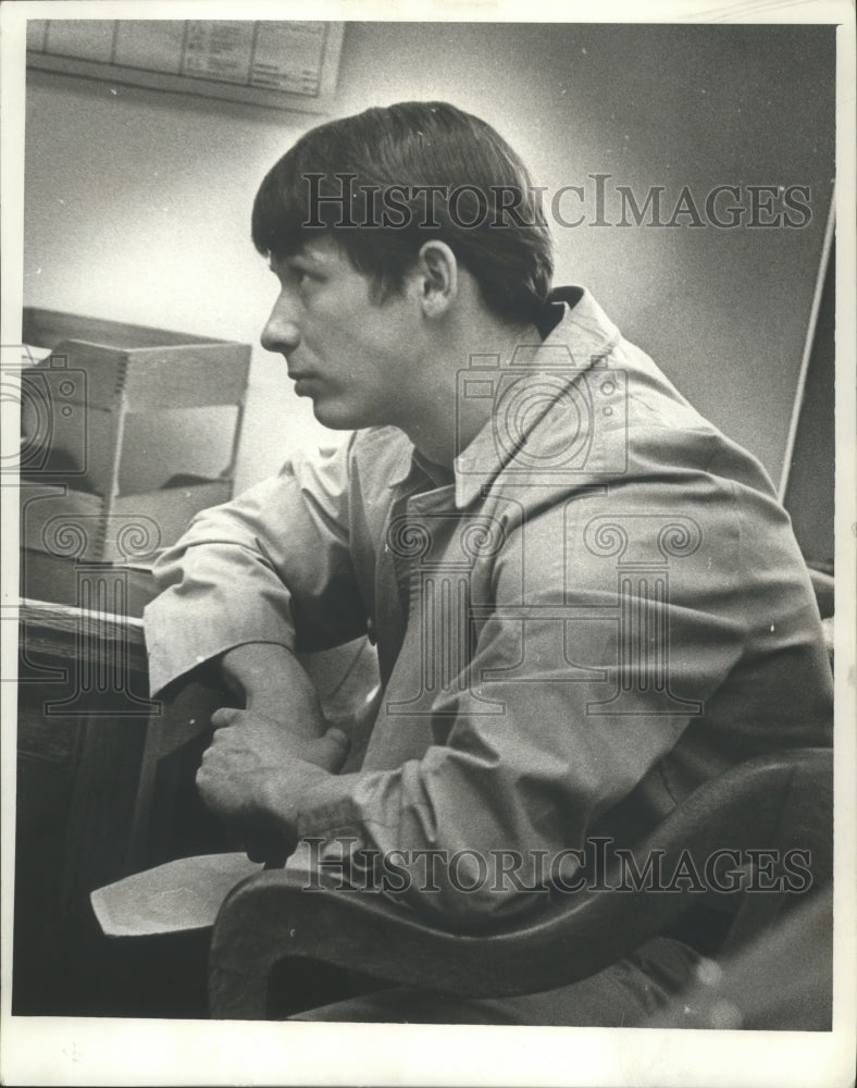 1967 Press Photo Milwaukee Criminal, Steven Grant - mjb26938