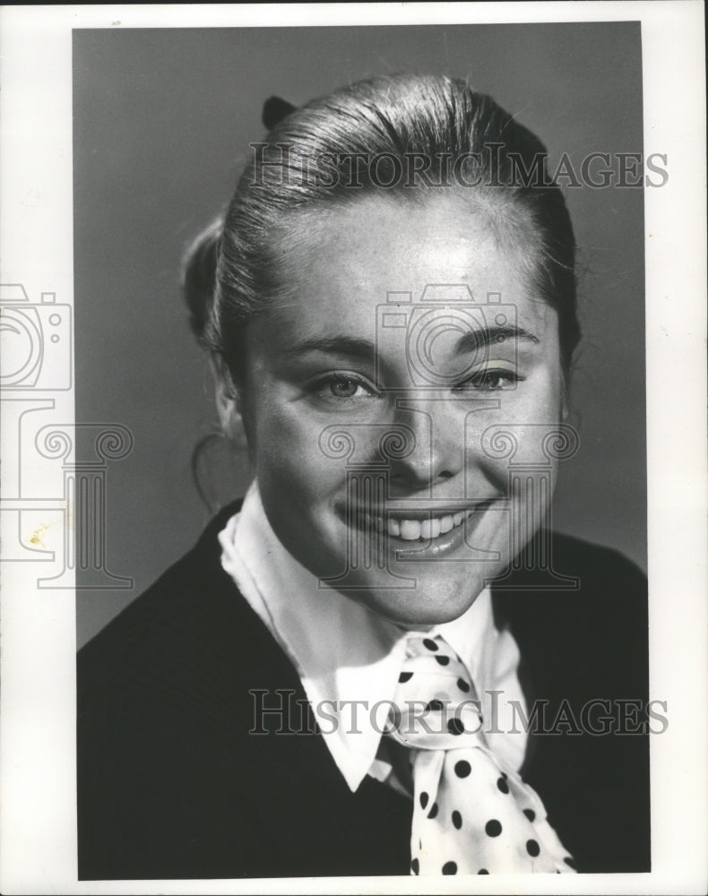 1972 Press Photo Jane Gibbons from WTMJ Television in Milwaukee - mjb27784