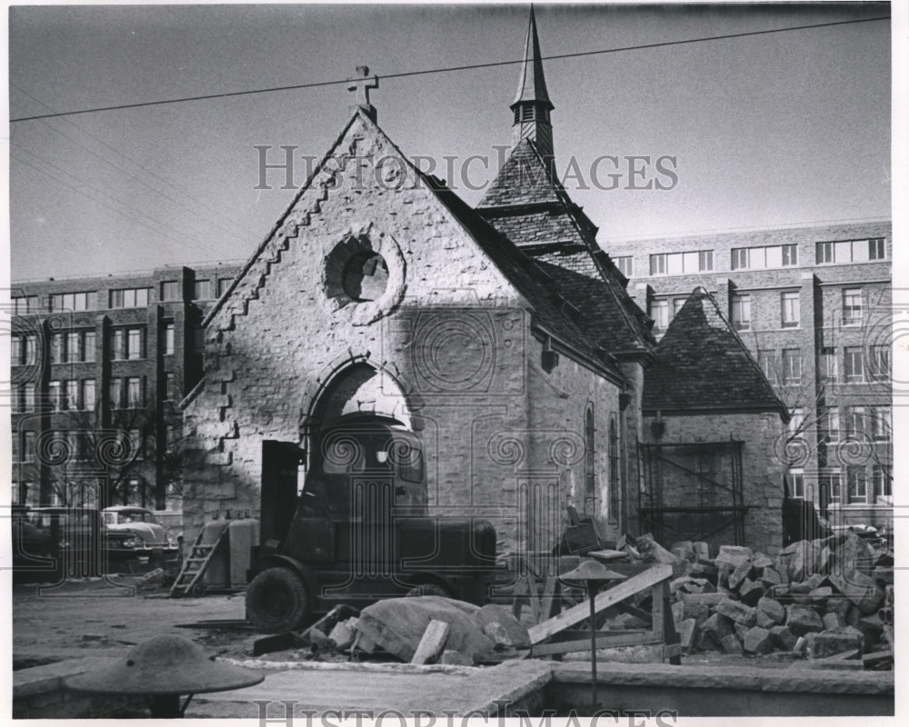 1966 Press Photo Marquette University Chapel, Wisconsin- Historic Images