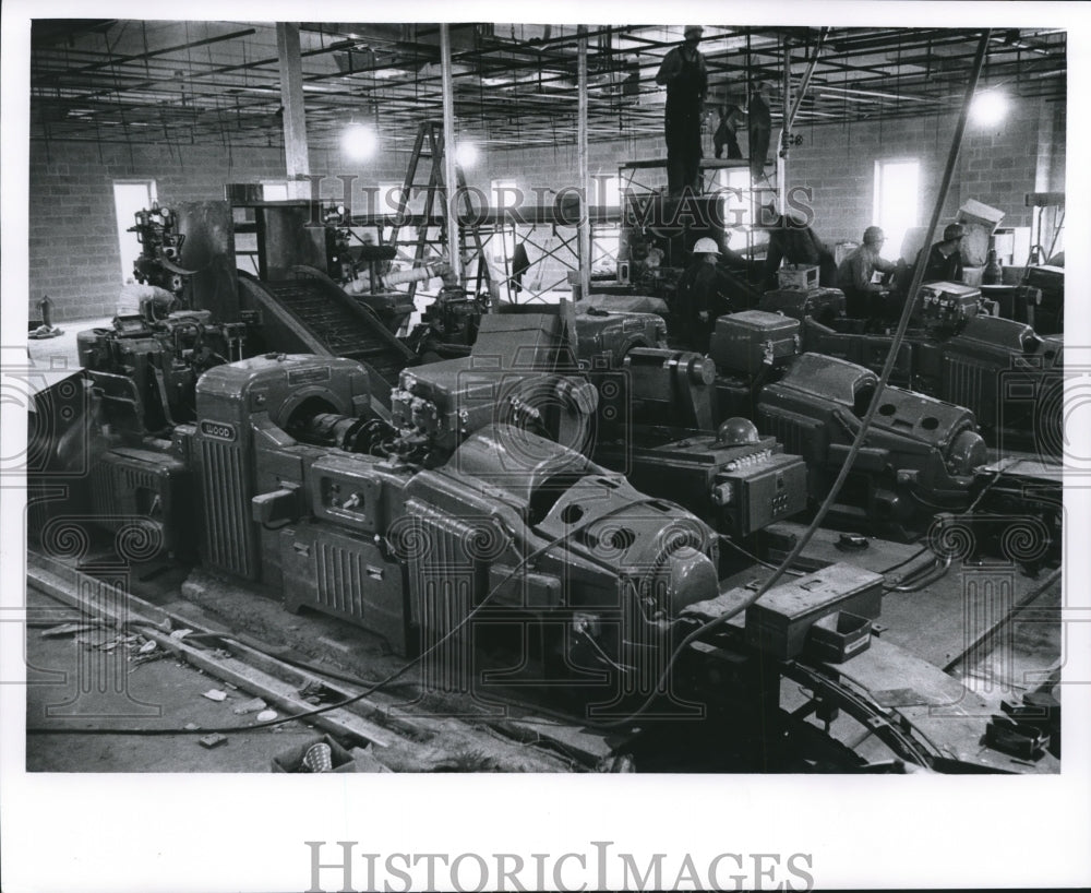 1961 Press Photo The Milwaukee Journal Departments Stereotype - mjb28735