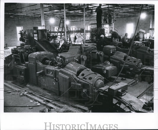1961 Press Photo The Milwaukee Journal Departments Stereotype - mjb28735