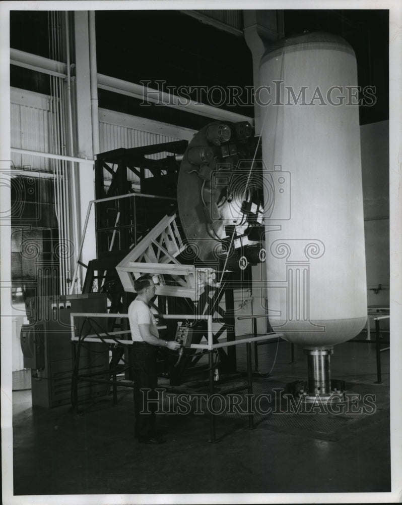 1963 Press Photo Goodyear Aircraft Corporation Facility in Akron, Ohio