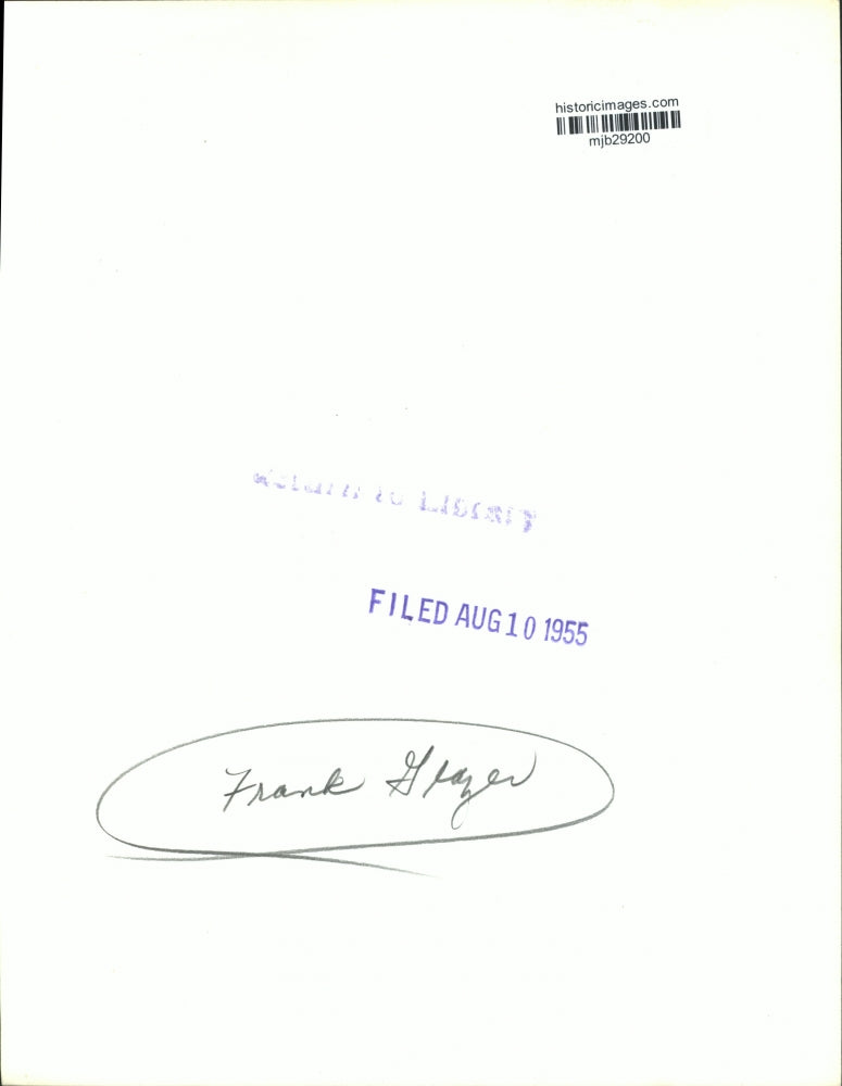 1955 Press Photo Frank Glazer, Pianist - mjb29200