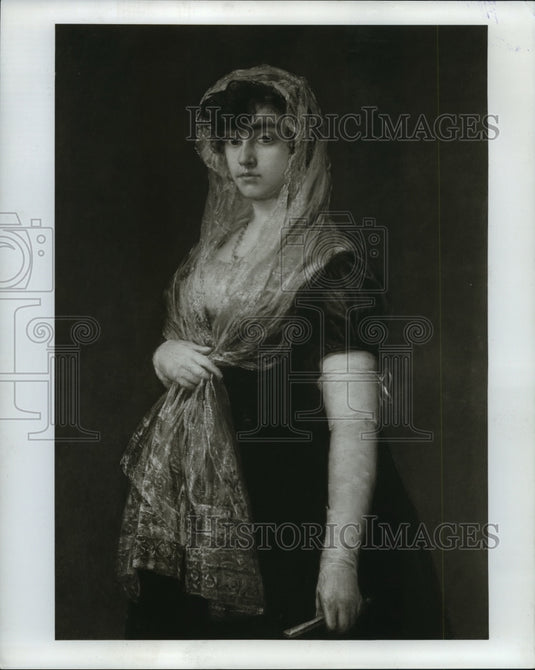 1963 Press Photo "The Bookseller" National Gallery of Art, Washington, D.C.- Historic Images