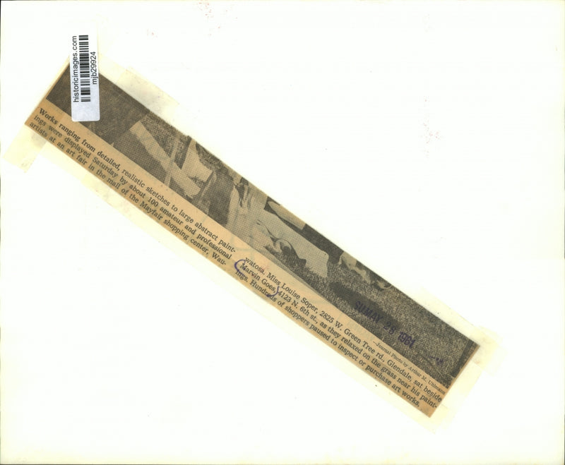 Load image into Gallery viewer, 1961 Press Photo Marvin Goes and other laying on grass at art fair, Wauwatosa
