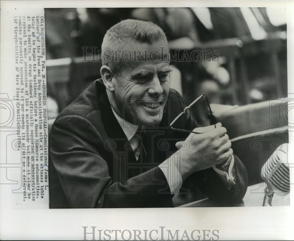 1968 Press Photo James L. Goddard of the Food and Drug Administration- Historic Images