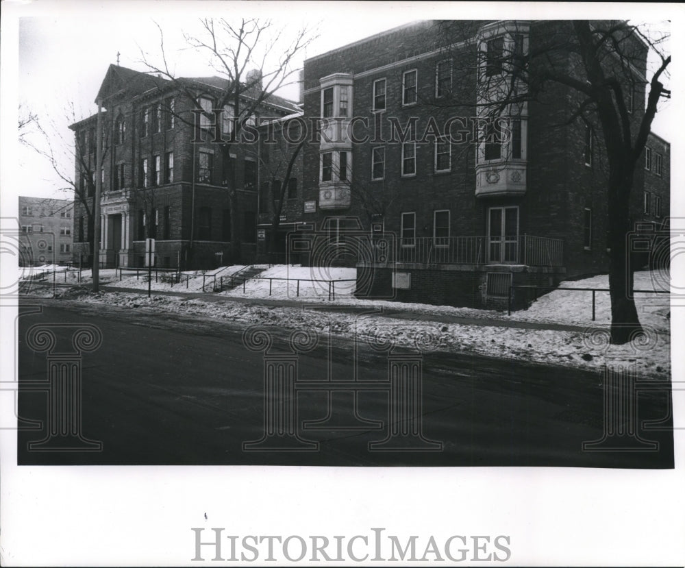 1963 Press Photo Marquette University buildings, Noonan Hall - mjb30368