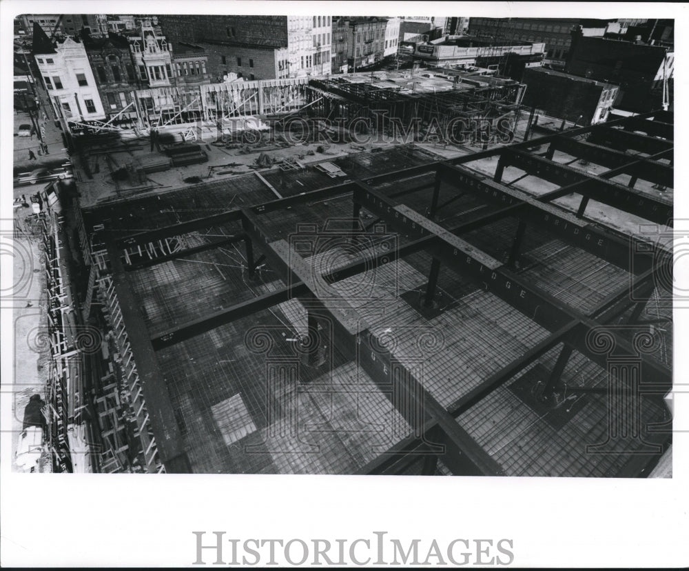 1961 Press Photo Milwaukee Journal New Addition Construction- Historic Images