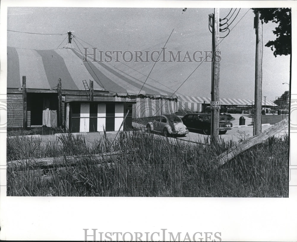 1972 Press Photo Exterior of Melody Top Theater, Milwaukee, Wisconsin- Historic Images