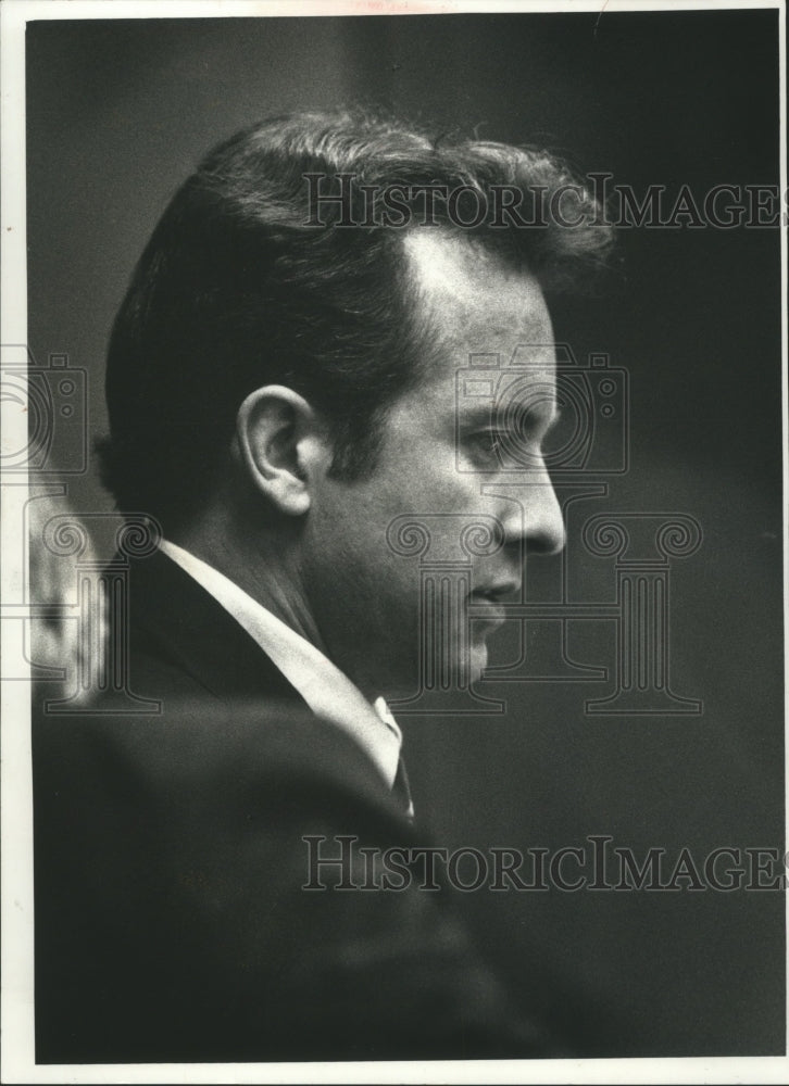 1991 Press Photo Dennis Marsh at Trial for the Murder of His Estranged Wife- Historic Images